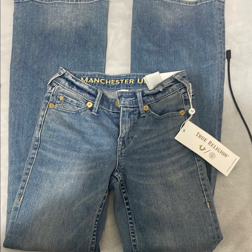 True Religion Blue Skinny Jeans